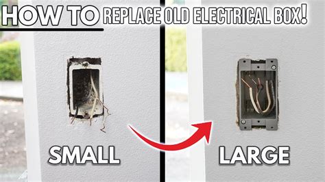 how to remove an electrical box from the wall|replace outlet box in drywall.